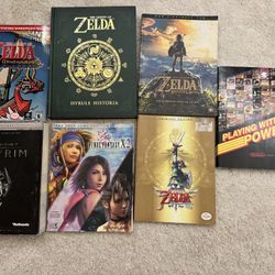 Video Game Strategy Guides Zelda Final Fantasy Skyrim Nintendo