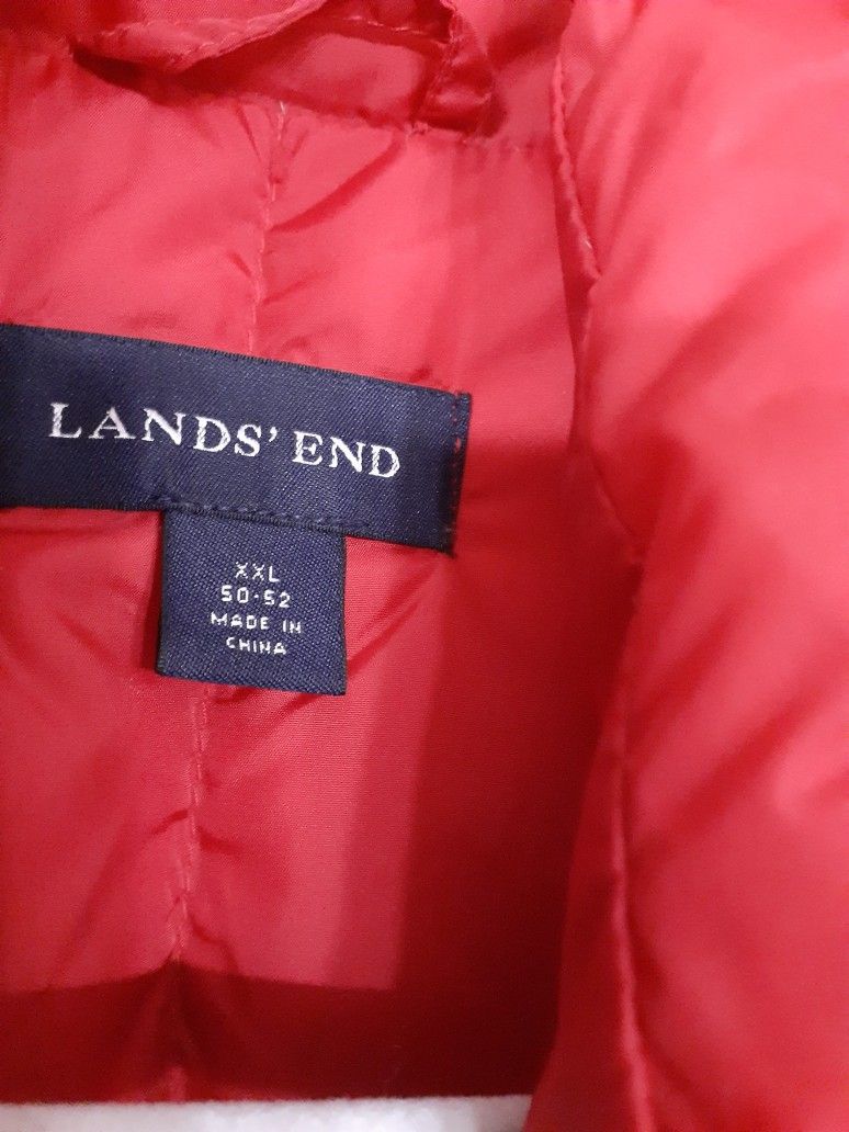 Lands End Red Vest