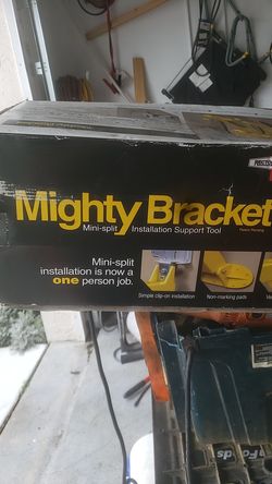 Mighty bracket for mini split installation