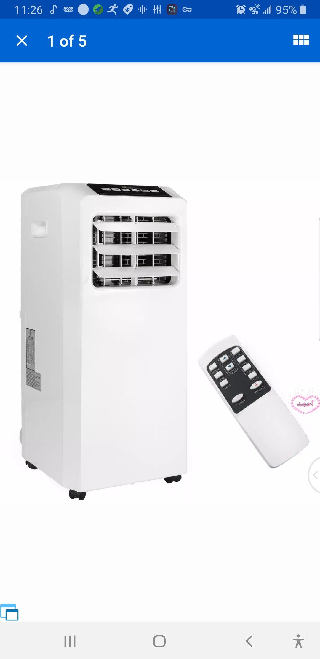air conditioner 8000 BTU new