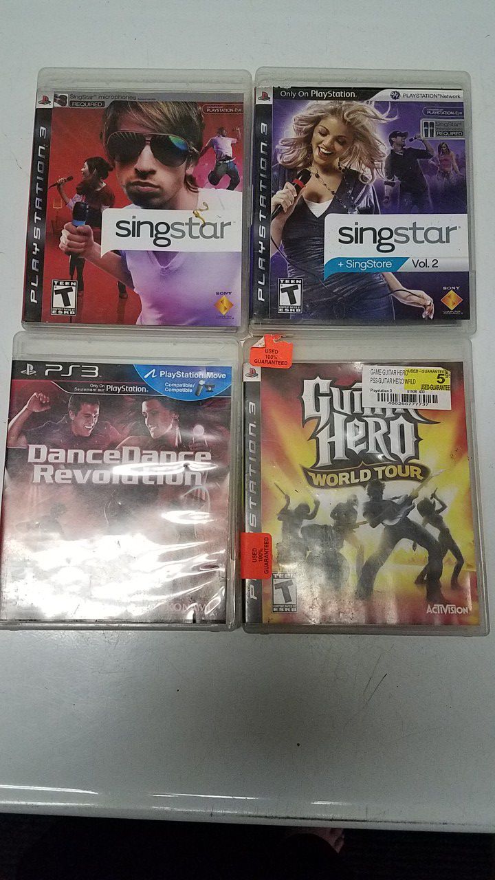Sony playstation 3 video games