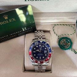 Rolex GMT-Master II 126710BLNR Silver Jubilee Bracelet with Blue and Red Bezel