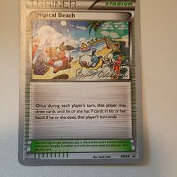 *RARE* Tropical Beach 2011 trainer Pokemon  card