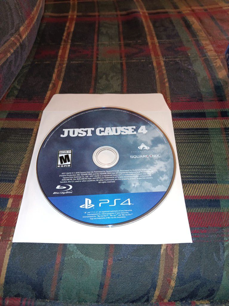 Just Cause 4 - Sony PlayStation 4 PS4 Video Game Disc Only 