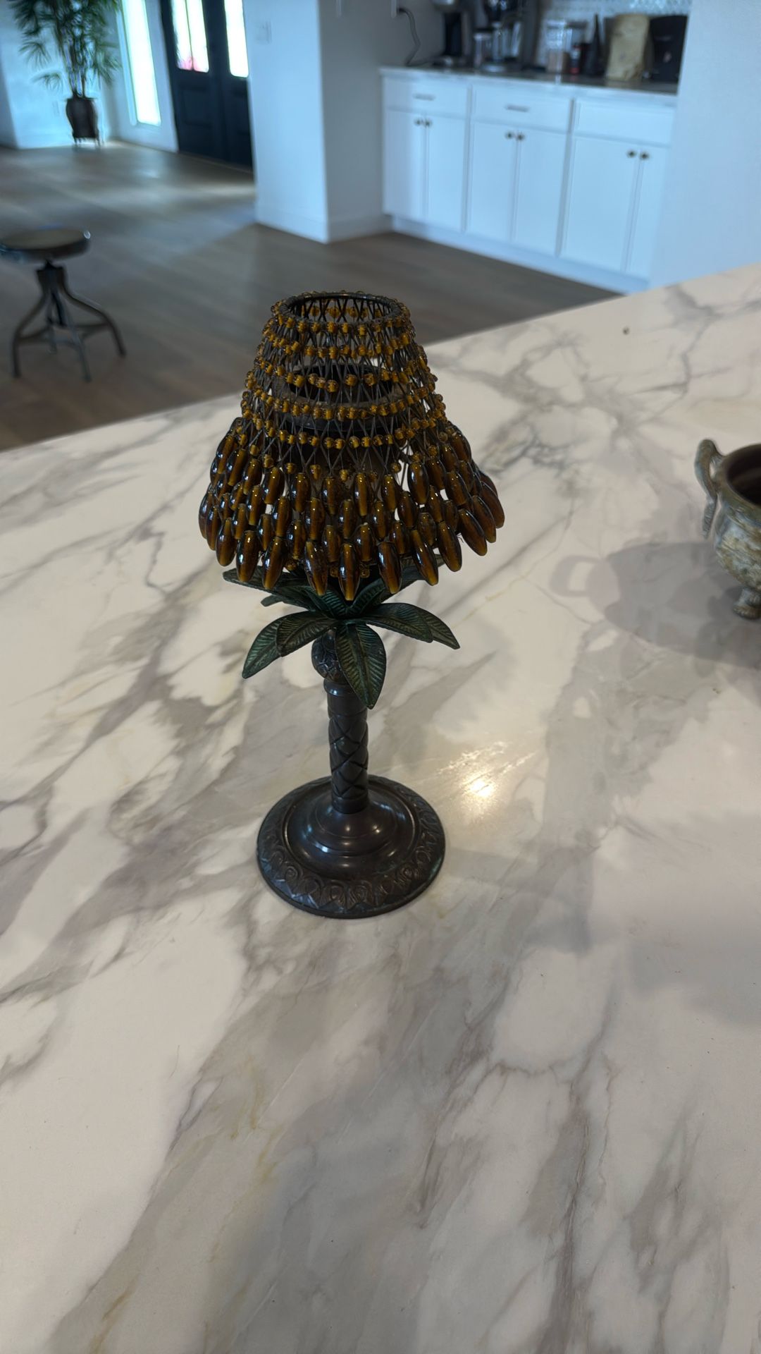 Decorative Palm Tree Candle Holder
