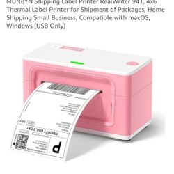 Pink Munbyn Label Printer 