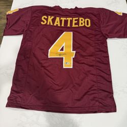 Sign Cameron Skattebo Jersey 
