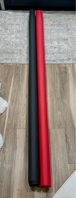 9ft Photo Studio Backdrops - Red & Black