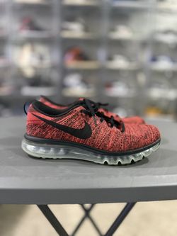 Nike Flyknit Max Bright Crimson. Size 11.5