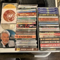 100 CD Lot 58 New Unopened Mostly Country Music ‘50s ‘60s Oldies Rock N Roll