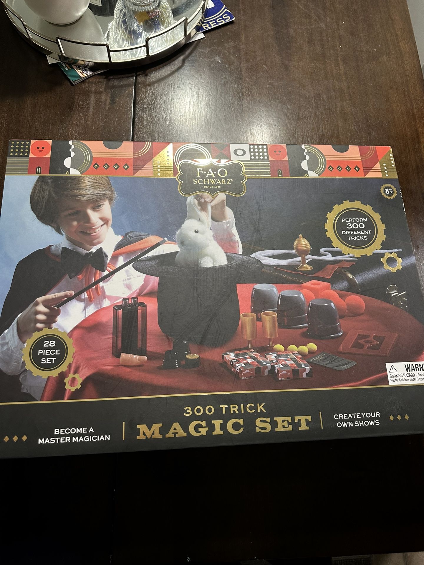 FAO Schwarz 28pc Magic Set Abracadabra Kit 300 Tricks Magic Show Boys Girls Gift ALL PIECES AVAILABLE