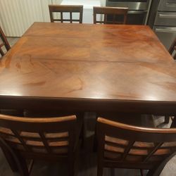 9 Piece Counter High Dinner Set