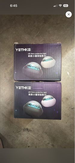 YETHKE LED Starry Projection Light (x2)