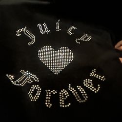 Juicy Forever Light cropped  hoodie