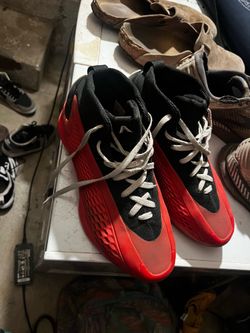 Adidas Anthony Edward’s red size 10