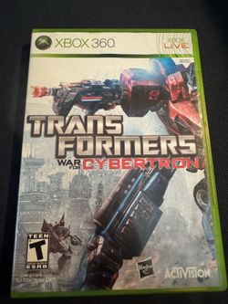 Transformers War For Cybertron Xbox 360 CIB