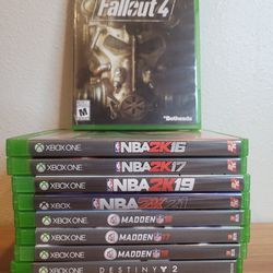 XBOX ONE GAMES LOT