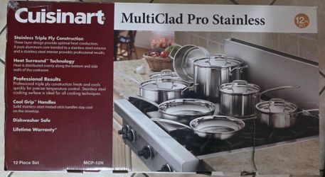 New Multiclad Cuisinart 12 piece