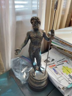 Neptune Cast Iron Statue