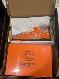Concepts Orange Lobster Dunks Special Box