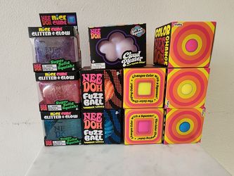 Nee Doh Squish Toy Bundle – 10 Pieces