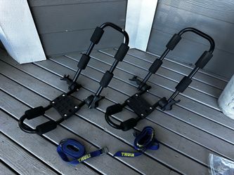 Adjustable Collapsible J-Hooks for Kayak and Paddle Board