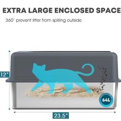 Stainless Steel Xl Litter Box