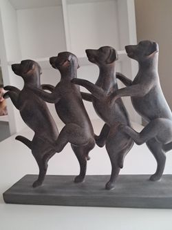 Dancing Dogs Decorative piece