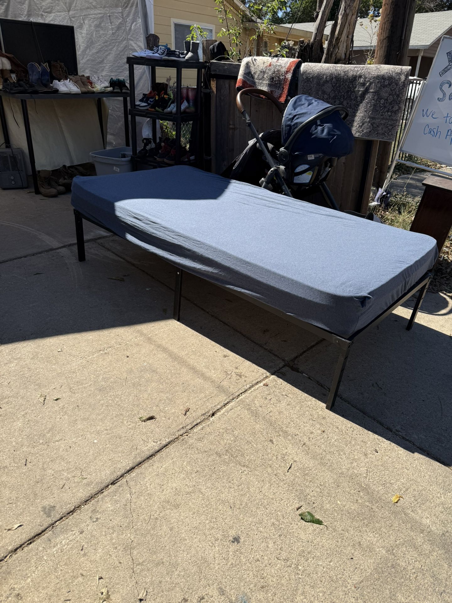 Twin Frame And Mattress