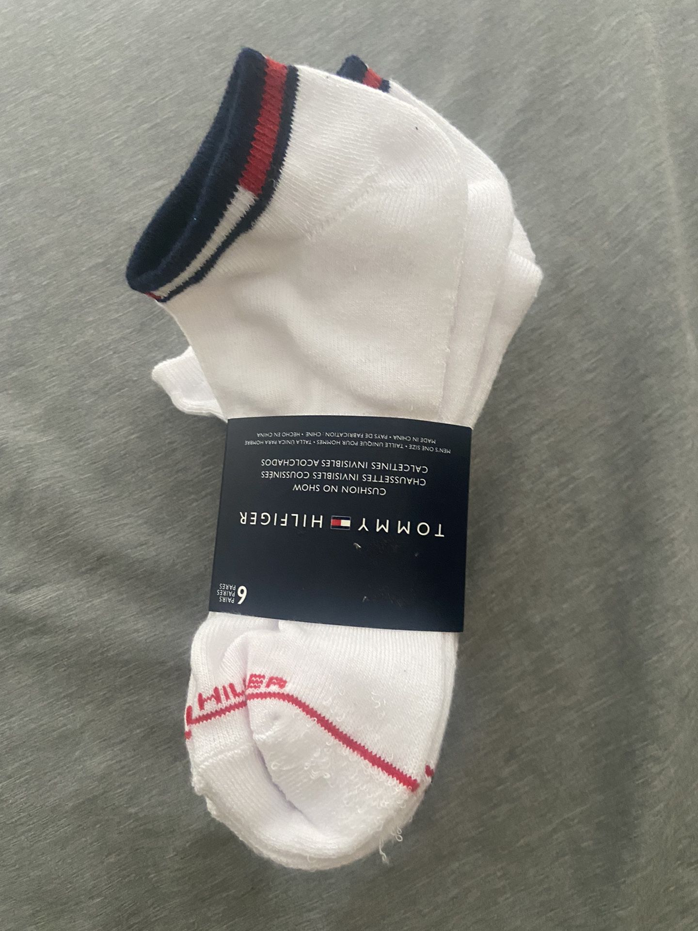 Tommy Hilfiger no show six pairs of socks for Sale in Houston, TX - OfferUp
