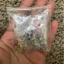 Bag Of Septum Jewelry 