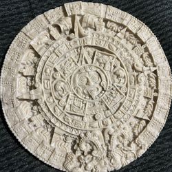  Disc mandala circle calendar solar Incas reproduction handmade vintage collection