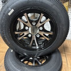 12 inch Aluminum wheel and Tire for Trailers 