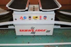 Skiers Edge III Original Downhill Ski Training Exercise Machine With Poles
