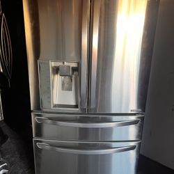 LG 4 Door Counter Depth Stainless Steel Refrigerator