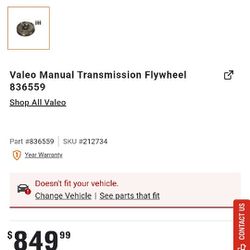 Bmw  Valeo Transmission Flywheel 836559