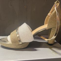 Gold High Heels 