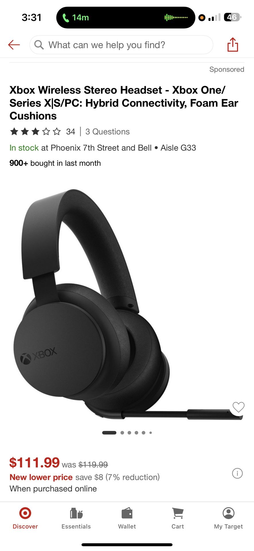 Xbox Wireless Stereo Headset - Xbox One Series X , PC