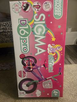 Unicorn 4+ and up bike 16inch wheels brand new