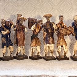 Mexican Folk Art Figures  Nine