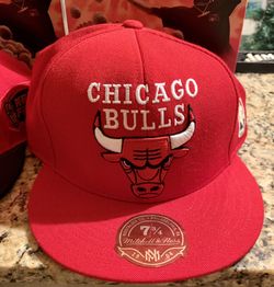 Chicago bulls Mitchell and Ness fitted hat 7 3/4