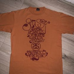 Stussy X Brent Rollins 2006 World Tour Tee Size: Large