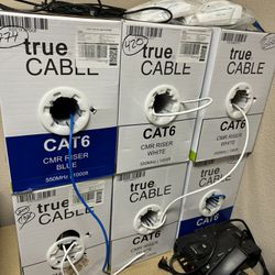 Boxes Of Cat 6 Cable 