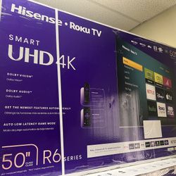 Hisense 50” 4K UHD ROKU TV