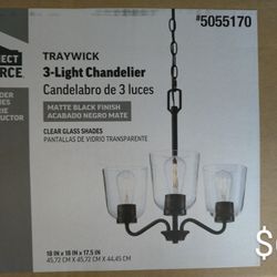 Project Source TRAYWICK 3-Light Chandelier