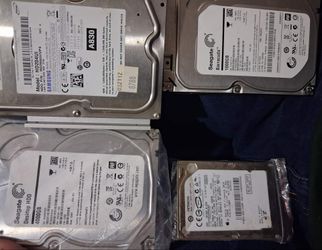7.3 TB of hard drives