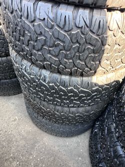 Set of LT315/70R17 bfgoodrich ko2 all terrain tires