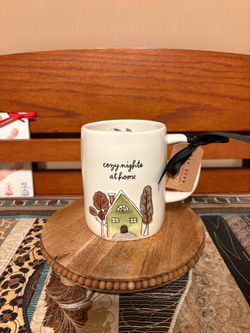 Rae Dunn Cozy Nights At Home Mug