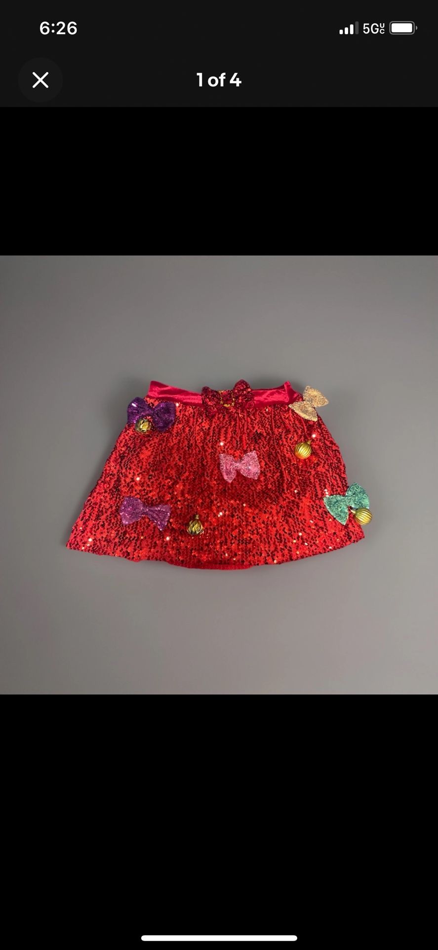 Love On A Hanger Women’s Size Medium Ugly Christmas Sweater Skirt