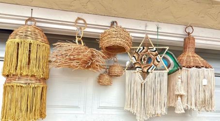 Handmade macrame wall hanging